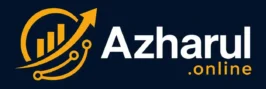 professional digital marketing agency, navy blue and gold design